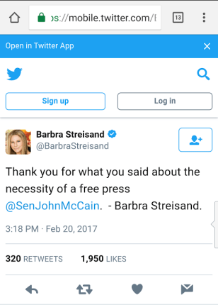 streisand-tweet