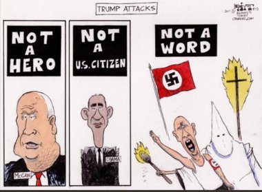 Trump nazi cartoon