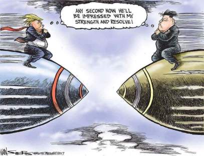 Trump NK cartoon