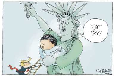 Trump DACA cartoon